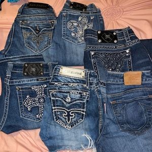 Women’s Jeans Bundle (MissMe, RockRevival TrueReligion)